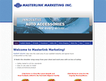 Tablet Screenshot of masterlink.ca
